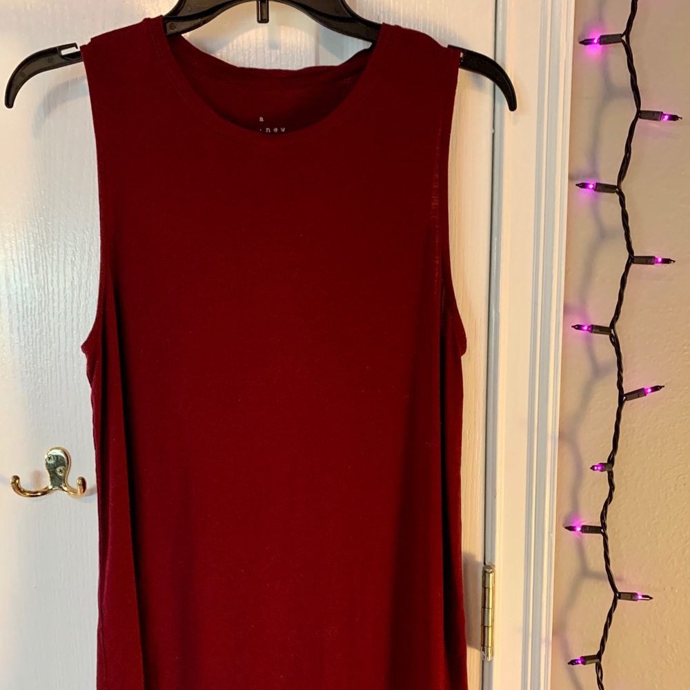 A New Day | Red Tank Top